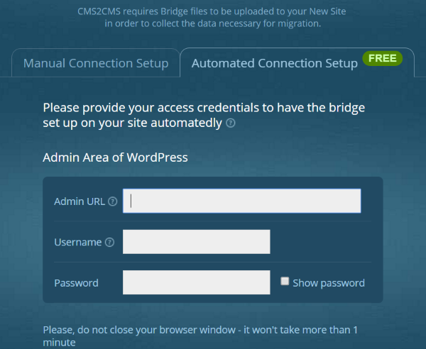 CMS2CMS-Blogger-to-WordPress-Converter-automated-connection