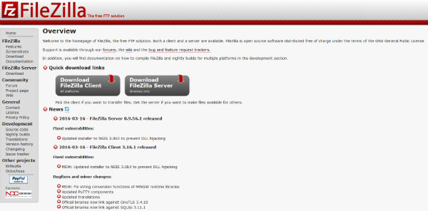 Filezilla-Download