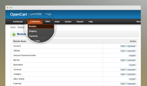 OpenCart modüller