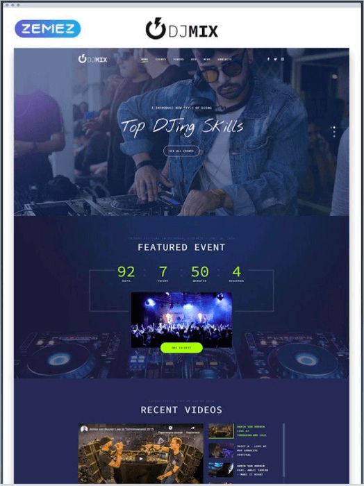 dj-mix-landing-page